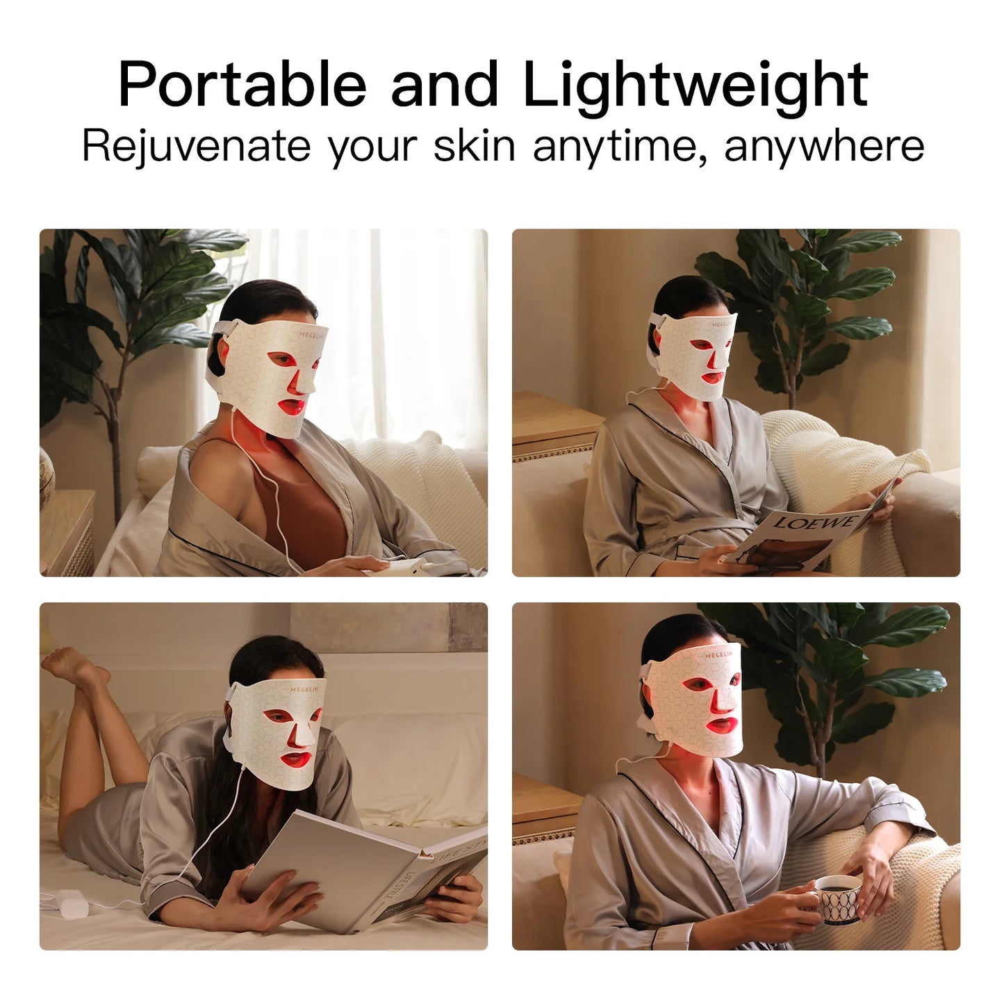 Red Light Therapy Face Mask