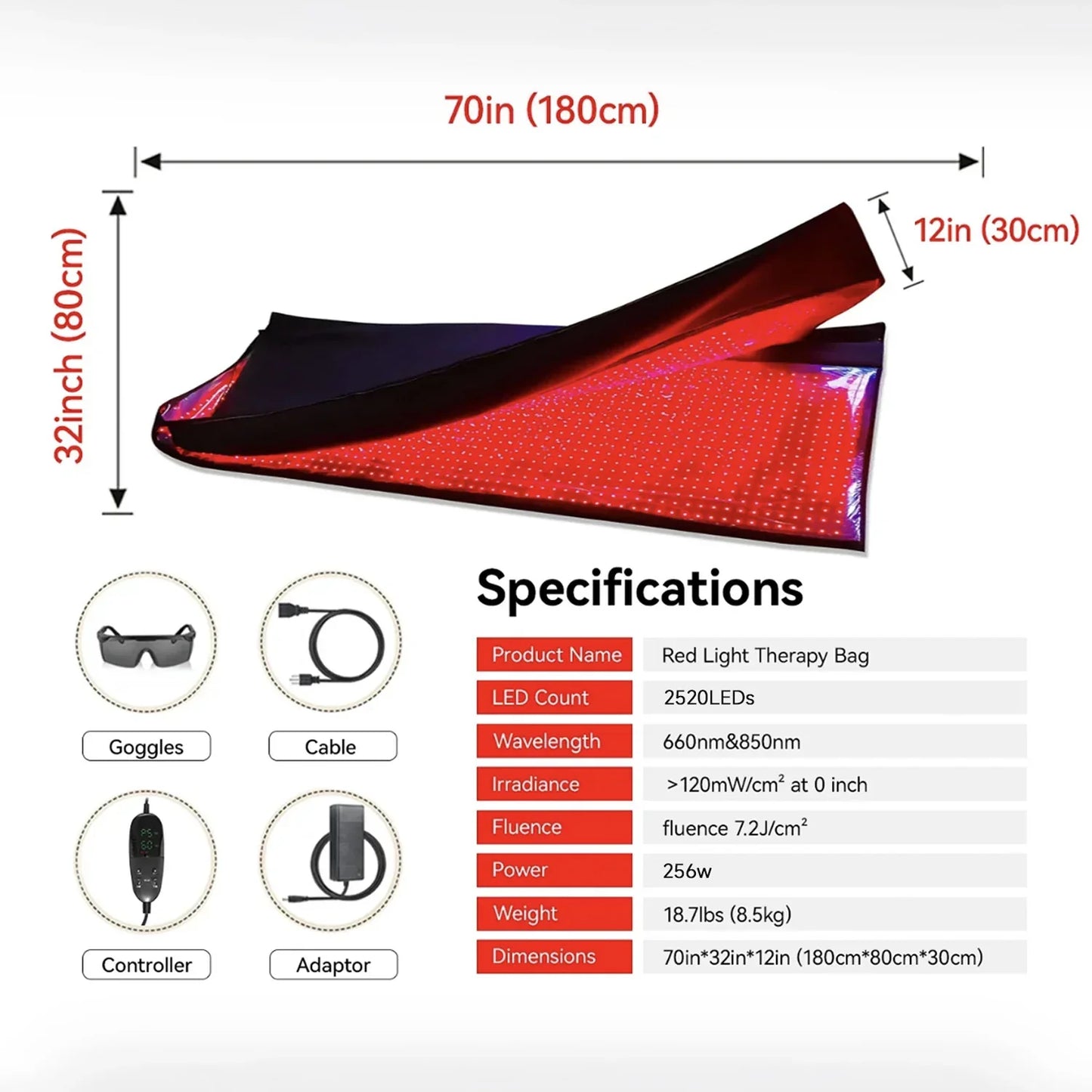 Red Light Therapy Bag